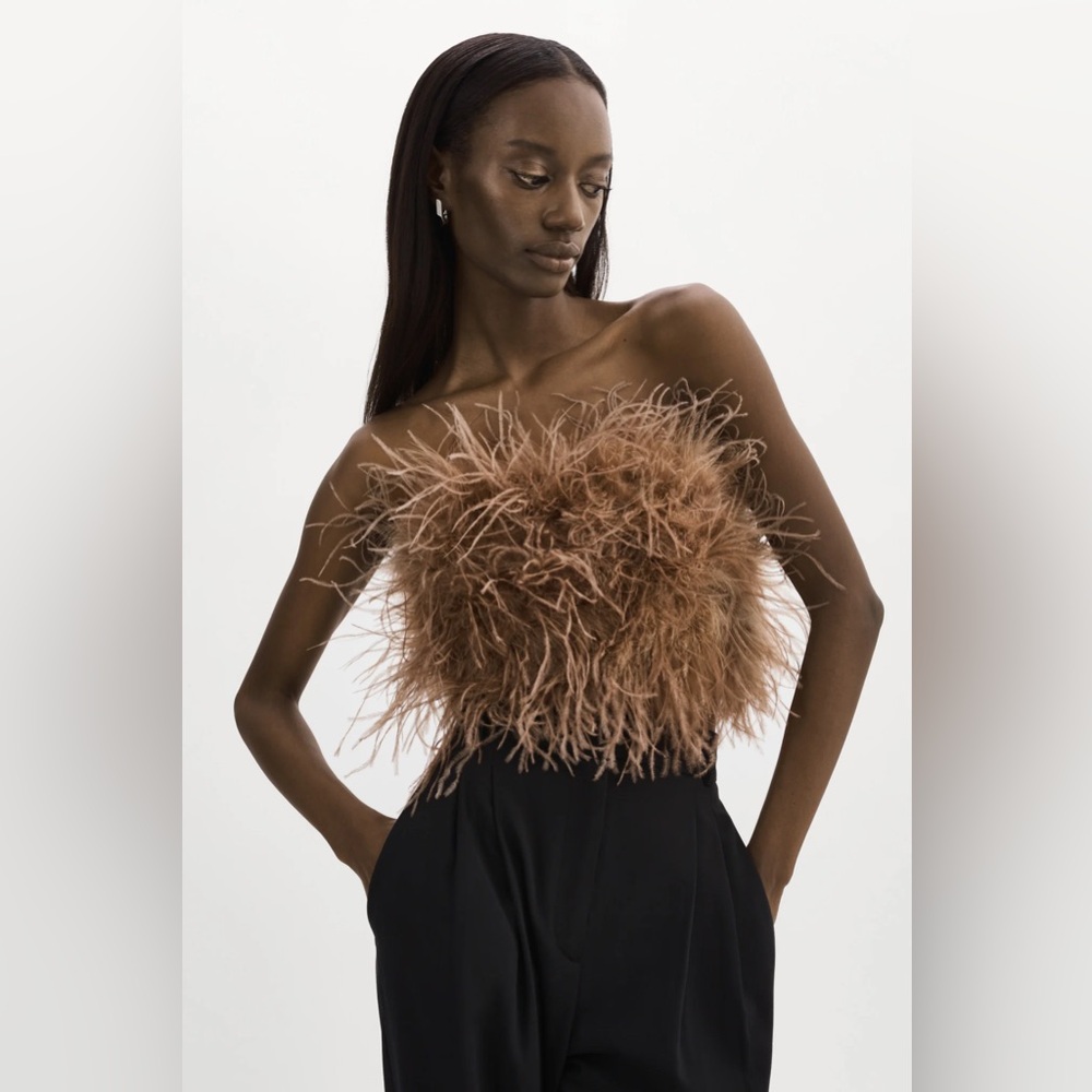 Lamarque Feather tube top